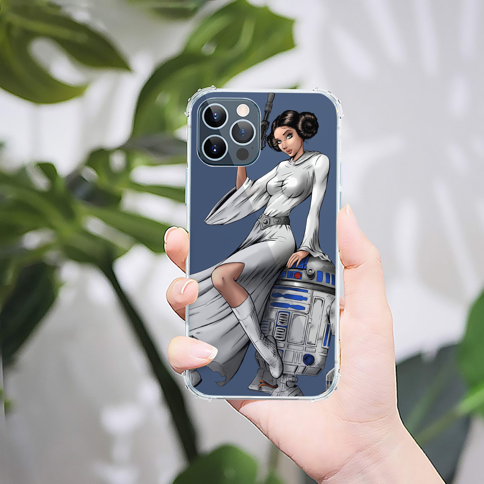 （画像用） スター・ウォーズ Star Wars 【iPhone 12シリーズ対応】透明スマホケース（クリアソフトケース）